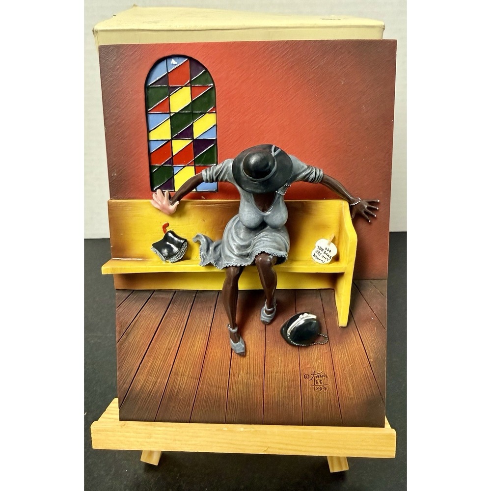 Rare Annie Lee Holy Ghost 2003 3D Figurine Wall Art JOI Original Box Easel